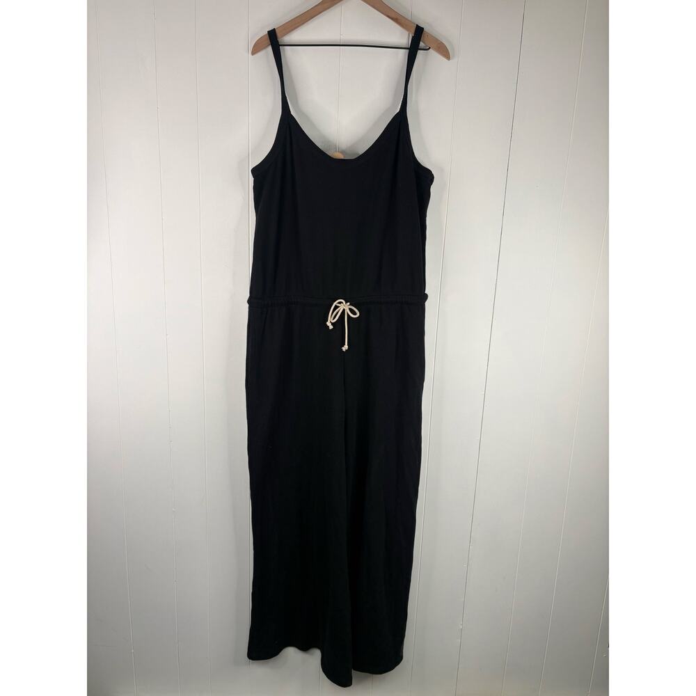 Universal Thread Black Wide-Leg Spaghetti Strap Jumpsuit - Picture 3 of 9